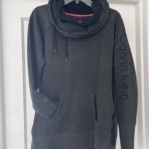 Calvin Klein Charcoal Cowl Neck Hoodie